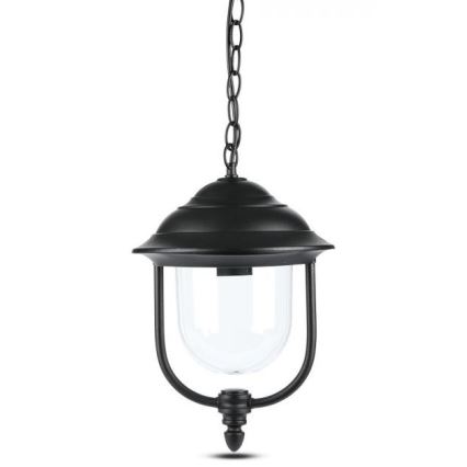 Candelabro suspenso exterior 1xE27/60W/230V IP44 preto
