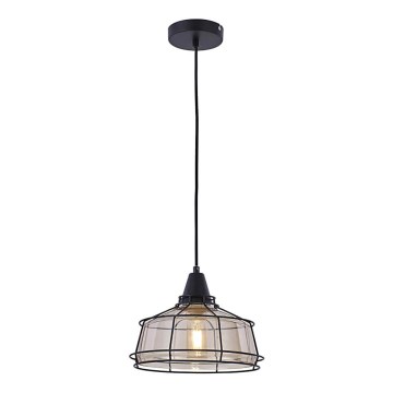 Candelabro suspenso FACTORY 1xE27/11W/230V bege/preto