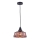 Candelabro suspenso FACTORY 1xE27/11W/230V rosa dourada/preto
