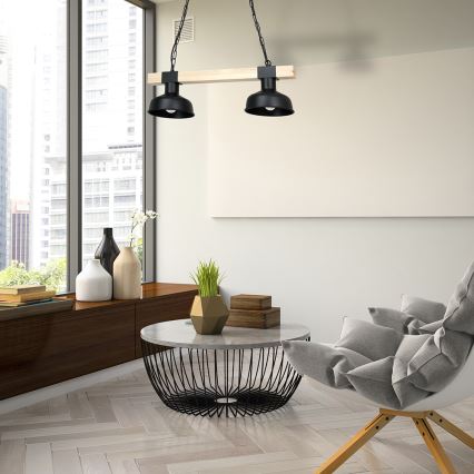 Candelabro suspenso FARO 2xE27/60W/230V