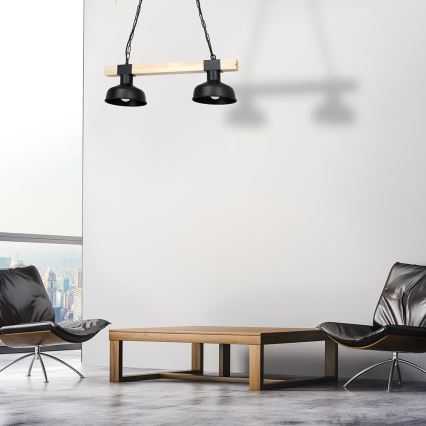 Candelabro suspenso FARO 2xE27/60W/230V
