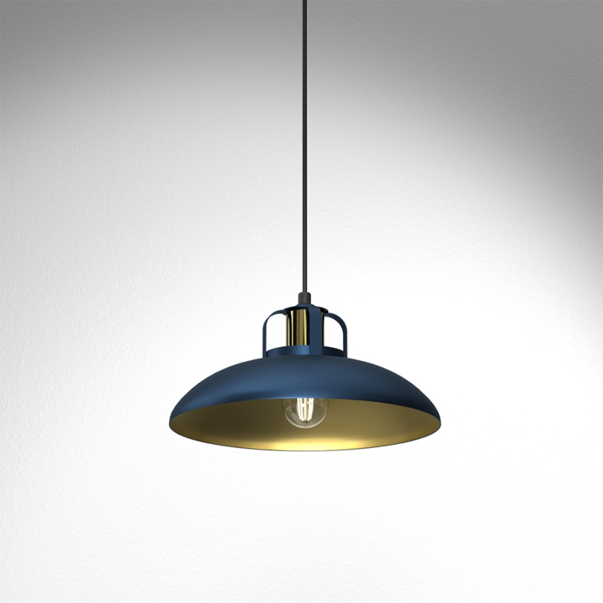 Candelabro suspenso FELIX 1xE27/60W/230V azul