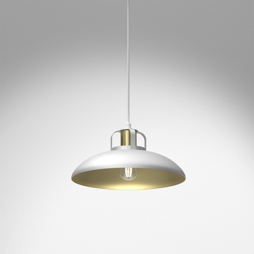 Candelabro suspenso FELIX 1xE27/60W/230V branco