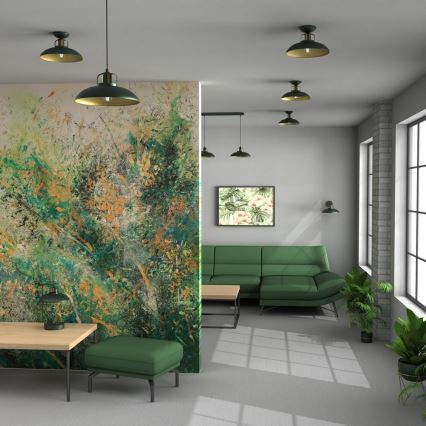 Candelabro suspenso FELIX 1xE27/60W/230V verde