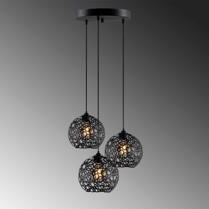 Candelabro suspenso FELLINI 3xE27/100W/230V