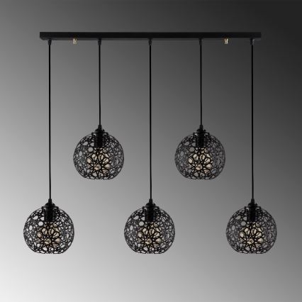 Candelabro suspenso FELLINI 5xE27/100W/230V