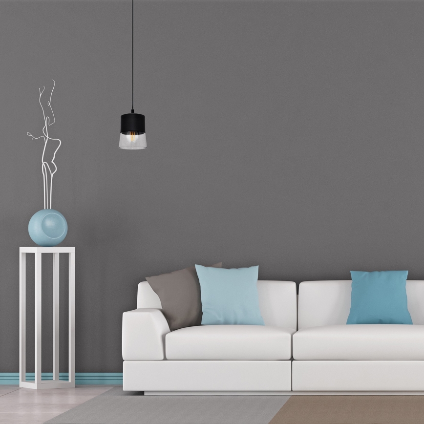 Candelabro suspenso FERGIE 1xE27/15W/230V preto
