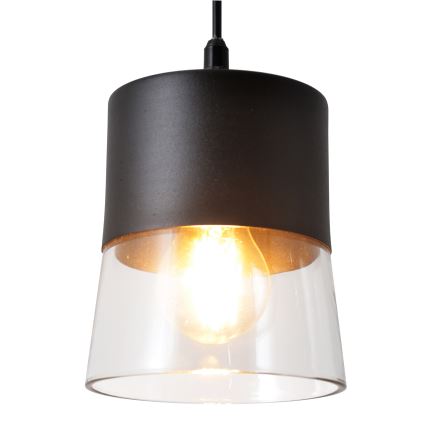 Candelabro suspenso FERGIE 1xE27/15W/230V preto