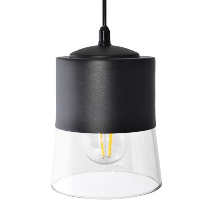 Candelabro suspenso FERGIE 1xE27/15W/230V preto