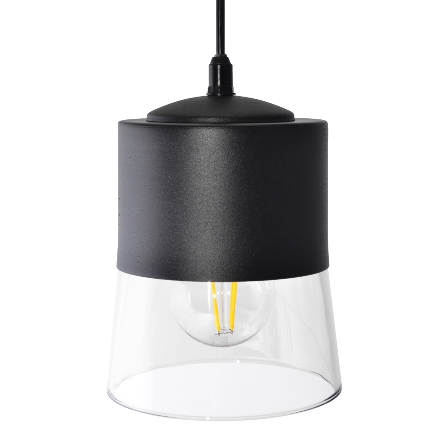Candelabro suspenso FERGIE 1xE27/15W/230V preto