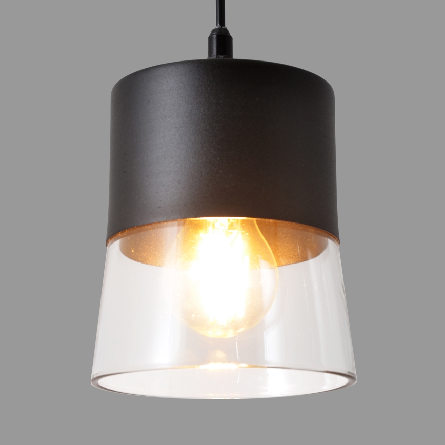 Candelabro suspenso FERGIE 1xE27/15W/230V preto