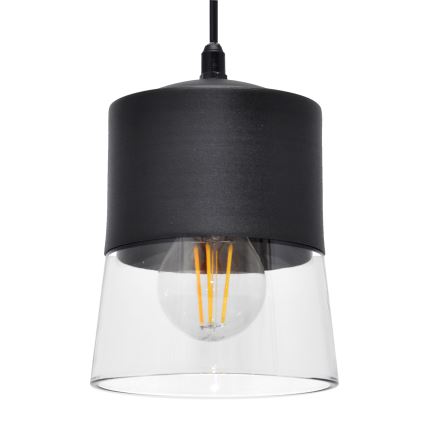 Candelabro suspenso FERGIE 1xE27/15W/230V preto