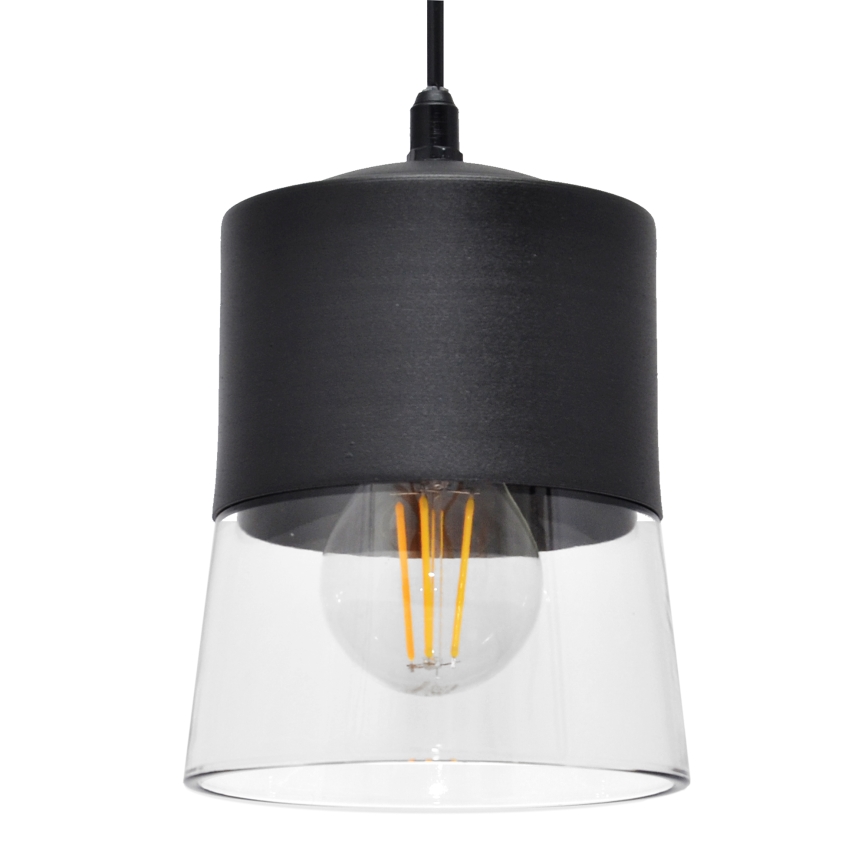 Candelabro suspenso FERGIE 1xE27/15W/230V preto