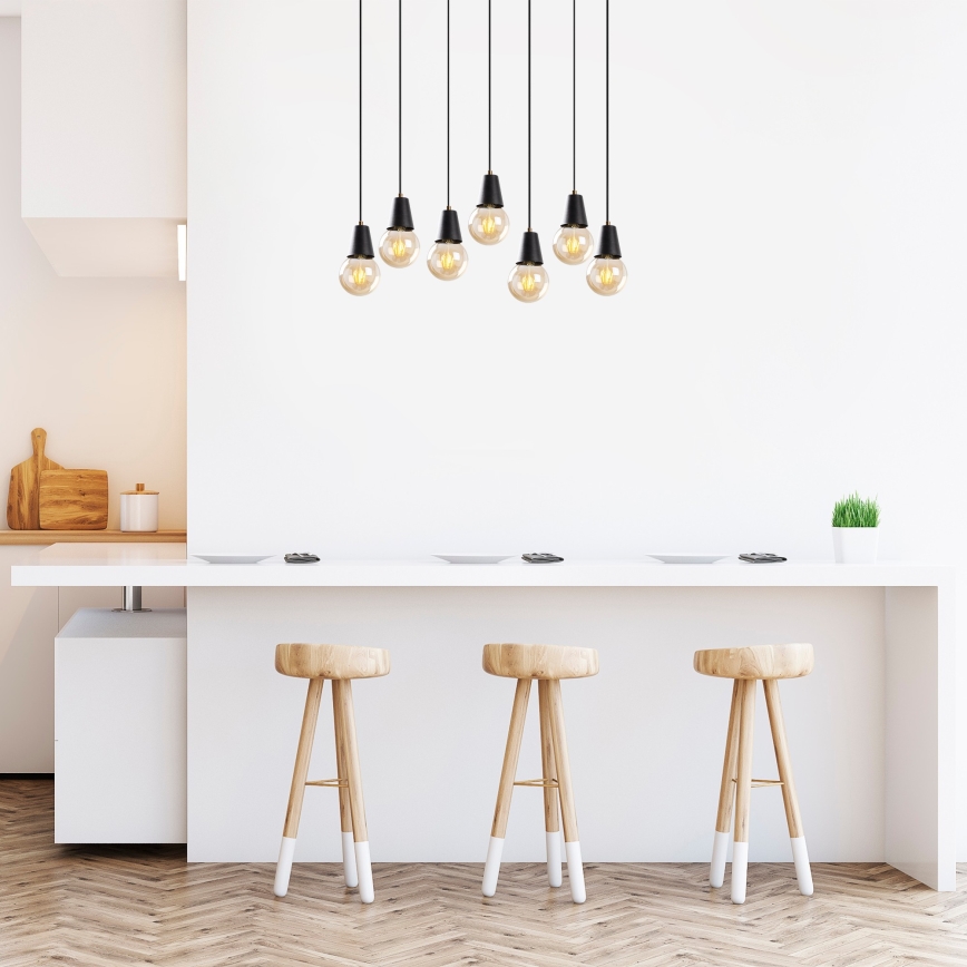 Candelabro suspenso FES 7xE27/40W/230V