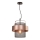 Candelabro suspenso FIBA 1xE27/60W/230V Rosa dourado/preto