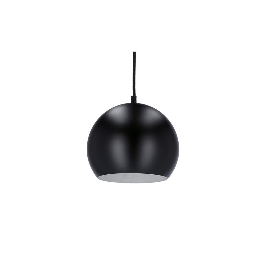 Candelabro suspenso FLEN 1xE27/40W/230V diâmetro 20 cm preto