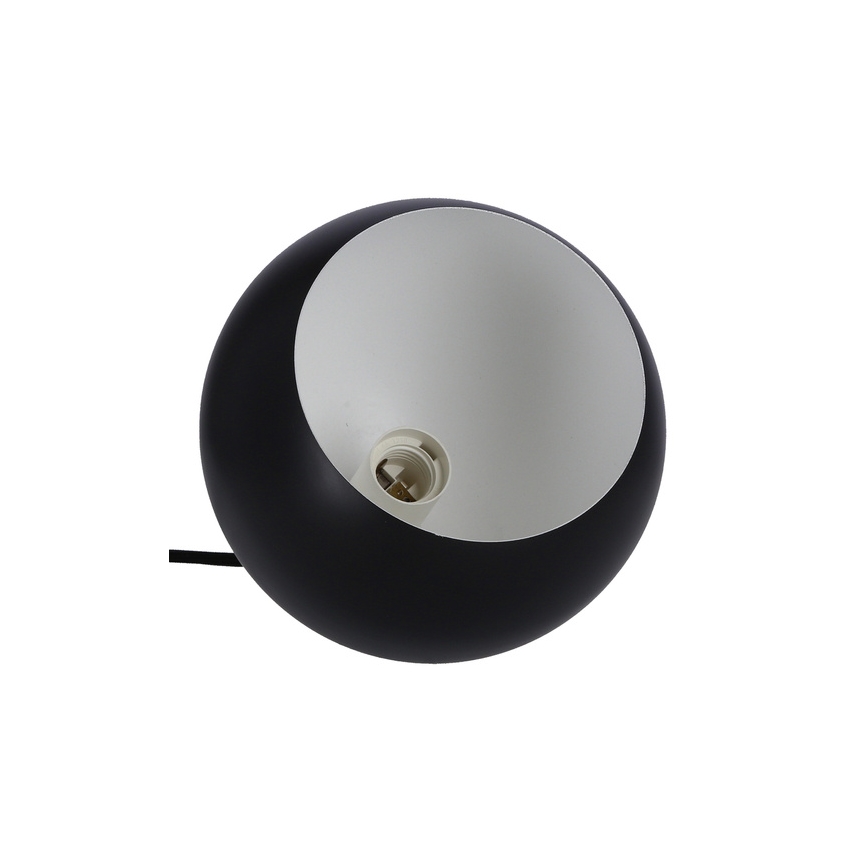 Candelabro suspenso FLEN 1xE27/40W/230V diâmetro 20 cm preto