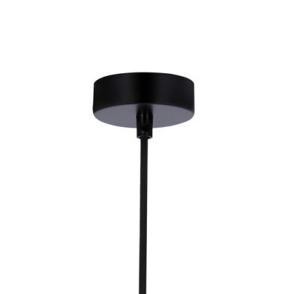 Candelabro suspenso FLEN 1xE27/40W/230V diâmetro 20 cm preto