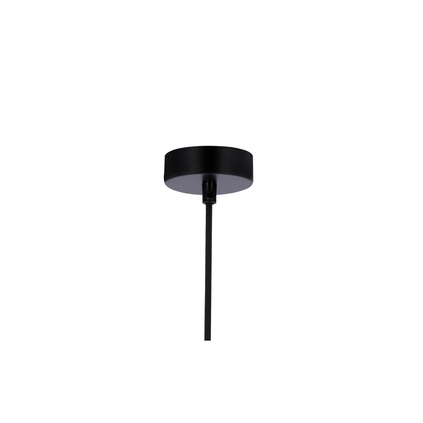Candelabro suspenso FLEN 1xE27/40W/230V diâmetro 20 cm preto