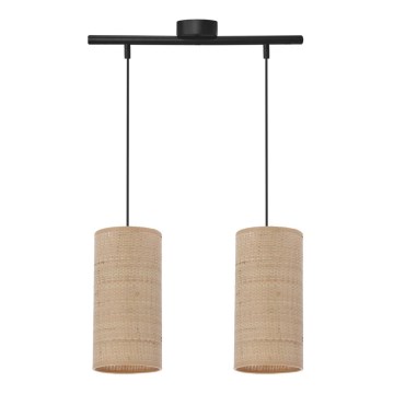 Candelabro suspenso FLERI 2xE27/60W/230V vime