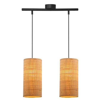 Candelabro suspenso FLERI 2xE27/60W/230V vime