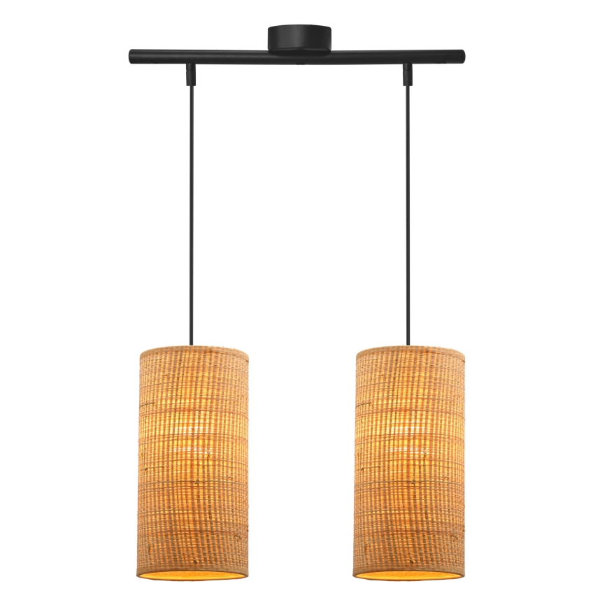 Candelabro suspenso FLERI 2xE27/60W/230V vime