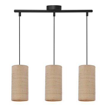 Candelabro suspenso FLERI 3xE27/60W/230V vime
