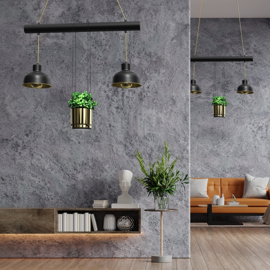 Candelabro suspenso FLORA 2xE27/60W/230V