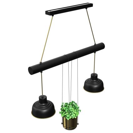 Candelabro suspenso FLORA 2xE27/60W/230V