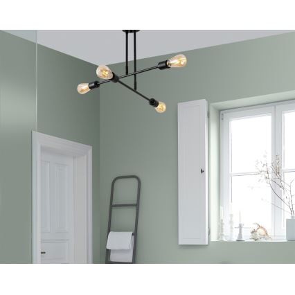 Candelabro suspenso FLOWER 4xE27/40W/230V