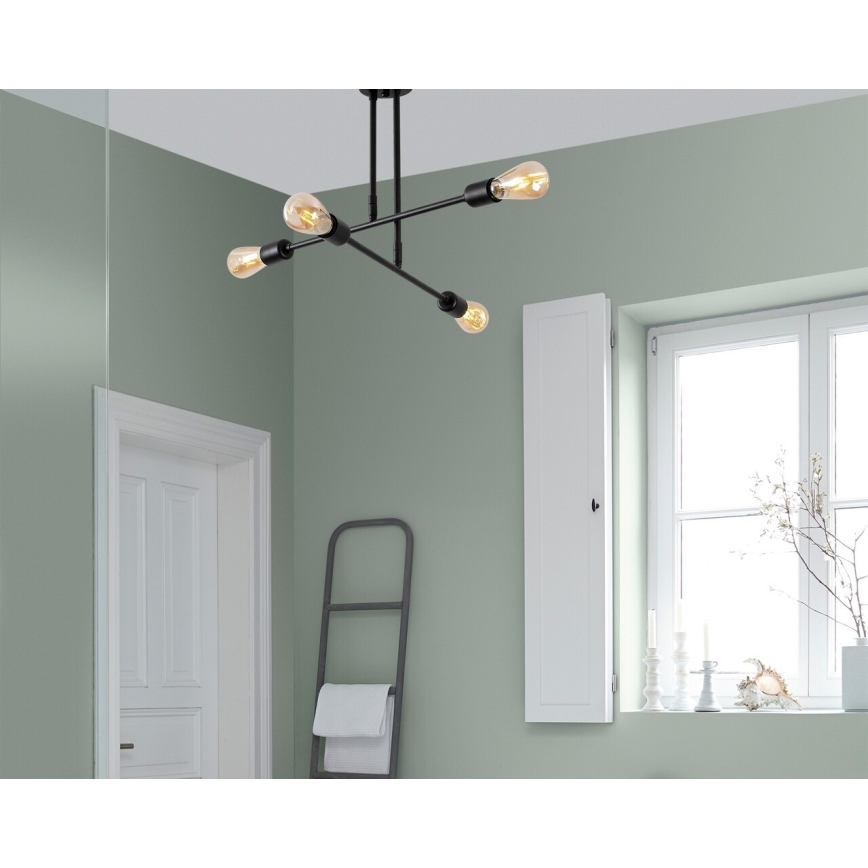 Candelabro suspenso FLOWER 4xE27/40W/230V