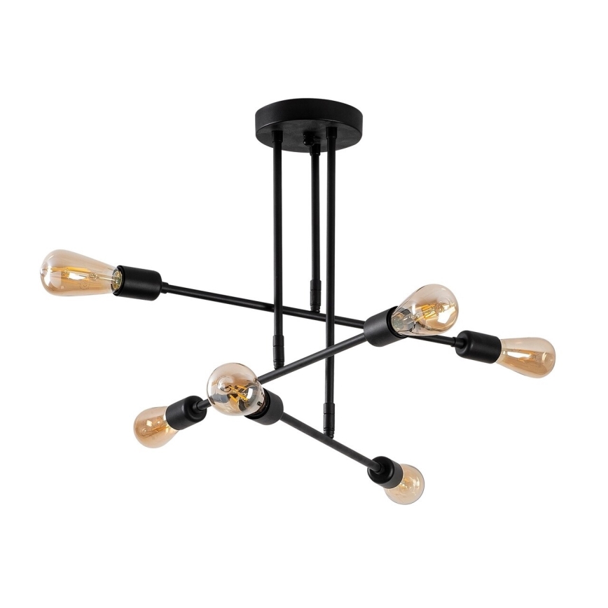 Candelabro suspenso FLOWER 6xE27/40W/230V