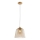 Candelabro suspenso FLUID 1xE27/11W/230V bege/dourado