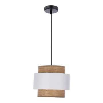 Candelabro suspenso FORNI 1xE27/40W/230V castanho/branco