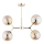 Candelabro suspenso FOTON  4xE14/40W/230V dourado/bege