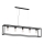 Candelabro suspenso FRAME 5xE27/60W/230V preto