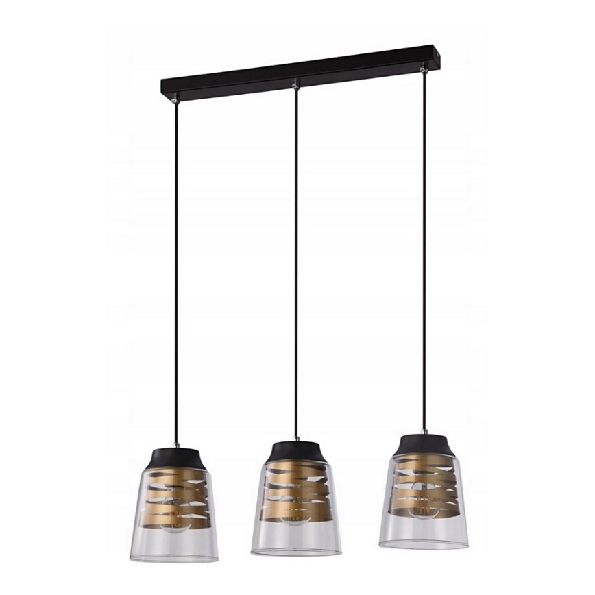 Candelabro suspenso FRESNO 3xE27/60W/230V