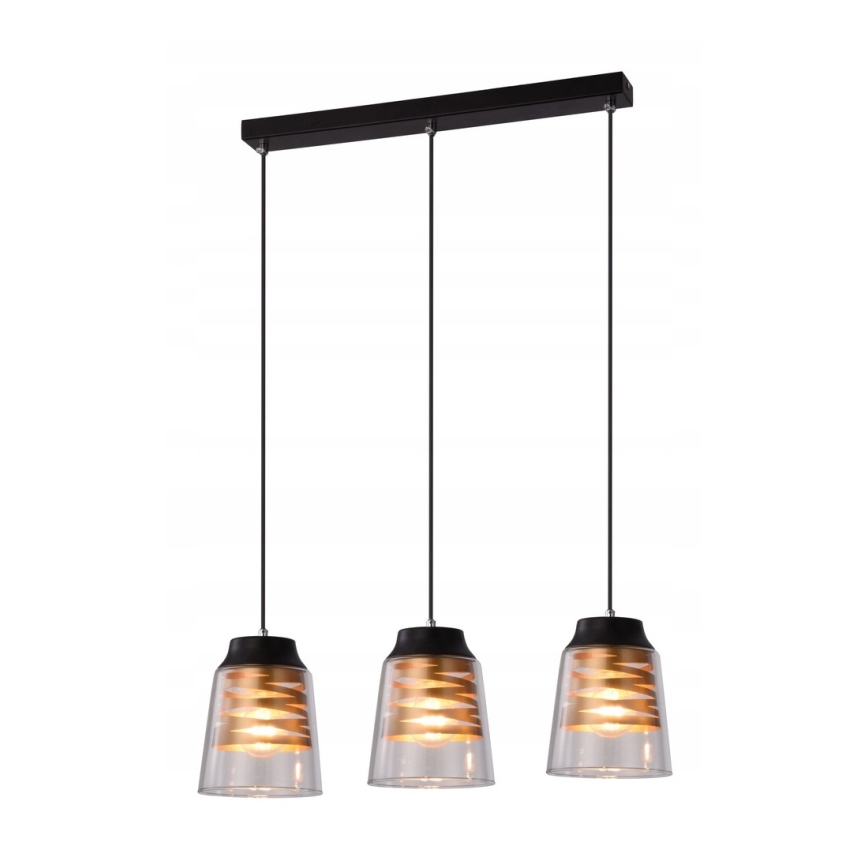Candelabro suspenso FRESNO 3xE27/60W/230V