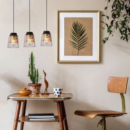 Candelabro suspenso FRESNO 3xE27/60W/230V