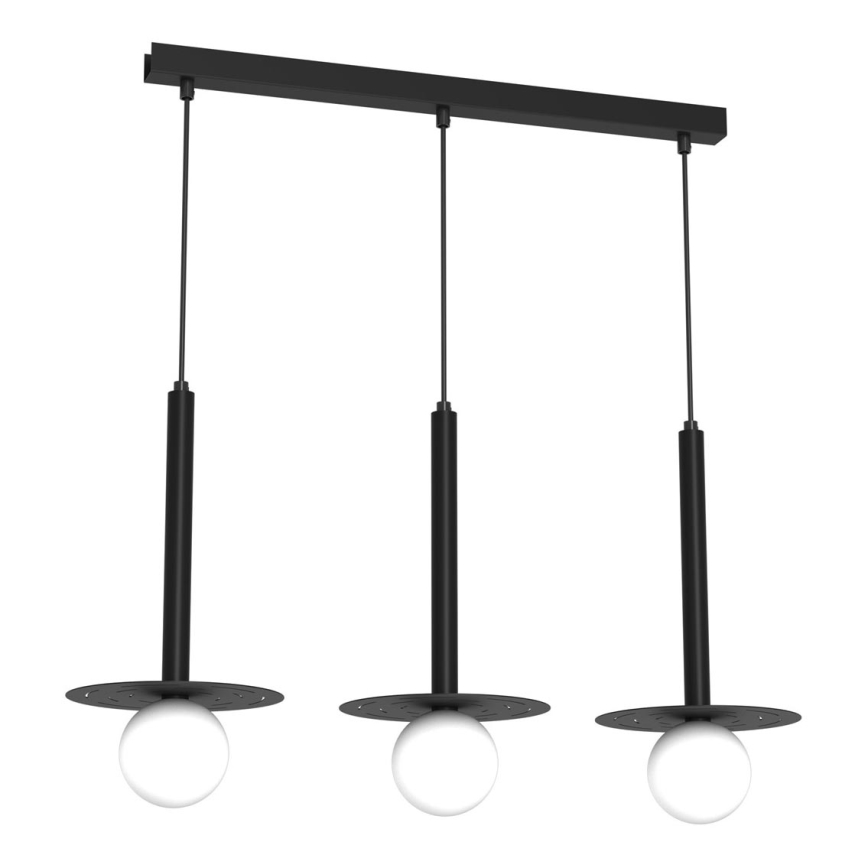 Candelabro suspenso FUTURA 3xG9/7W/230V preto