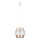 Candelabro suspenso GABI 1xE27/60W/230V dourado/branco diâmetro 20 cm