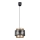 Candelabro suspenso GABI 1xE27/60W/230V dourado/preto diâmetro 20 cm