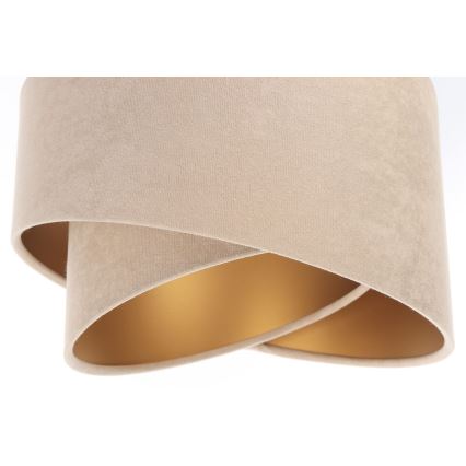 Candelabro suspenso GALAXY 3xE27/60W/230V bege/dourado