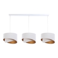 Candelabro suspenso GALAXY 3xE27/60W/230V branco/dourado
