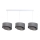 Candelabro suspenso GALAXY 3xE27/60W/230V cinzento