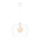 Candelabro suspenso GALL 1xE27/60W/230V branco