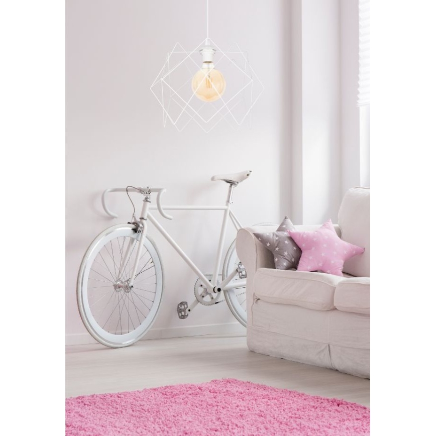 Candelabro suspenso GALL 1xE27/60W/230V branco