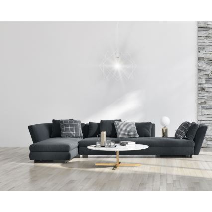 Candelabro suspenso GALL 1xE27/60W/230V branco