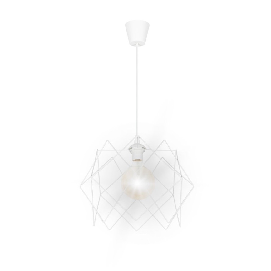 Candelabro suspenso GALL 1xE27/60W/230V branco