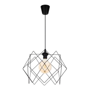 Candelabro suspenso GALL 1xE27/60W/230V preto